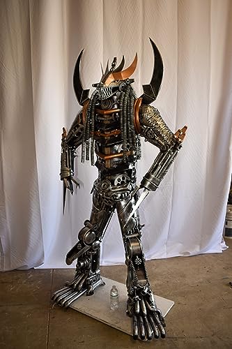 Escultura Robot de Metal NIFAO 82 in Alto 250 lb miniatura 4