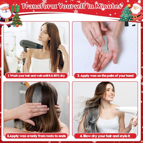 Cera Temporal para Cabello Gray Hair Wax 2-Pack miniatura 5