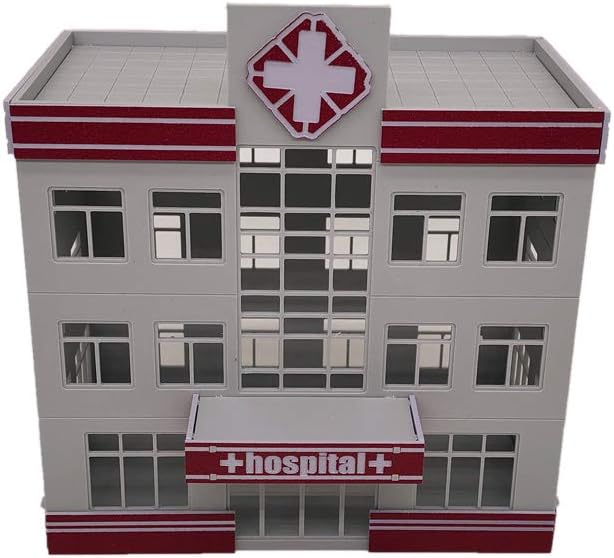 Outland Models Railroad Scenery Modern Medical Centre Hospital Building HO Scale