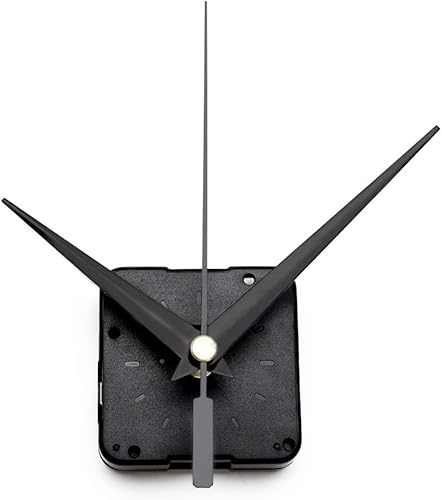 YIJIDECOR 0.72inch Long Shaft Quartz Clock Movement Wall Clock Kit de reparación (negro)