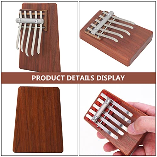 BIENKA 1 Set Kalimba Instrument de Musique Kalimba Thumb Piano Instrument de Musique Piano Case Finger Piano, Marron… - Les Beatles, Paul McCartney, John Lennon, RIngo Starr, George Harrison BIENKA 1 Set Kalimba Instrument de Musique Kalimba Thumb Piano Instrument de Musique Piano Case Finger Piano, Marron… – Image 6