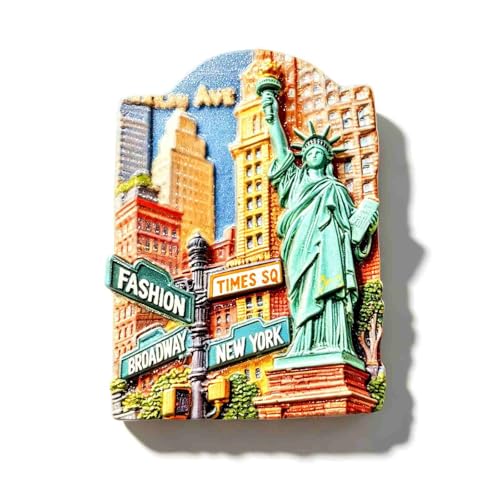 Imán de Resina 3D Nueva York Estatua de la Libertad miniatura 1