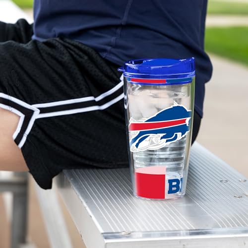 Image of Rico Industries NFL Football Double Wall Classic 16oz Or 20oz Tritan Tumbler W Lid