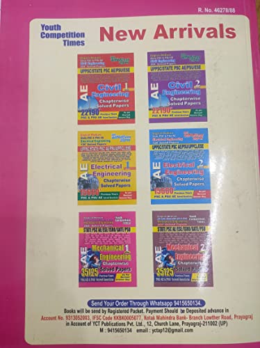 Image of Youth COMPETITION TIME'S STATE PSC AE /ESE /ISRO /GATE /PSU Mechanical Engineering AE VOL-1 SOLVED PAPER ENGLISH MEDIUM