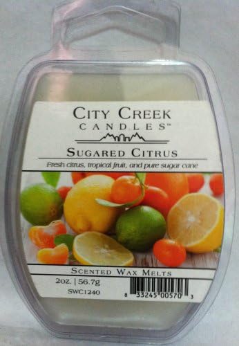 Candle Warmers Etc. Wax Melts Unique Scents Collection, Sugared Citrus - 2 ounces