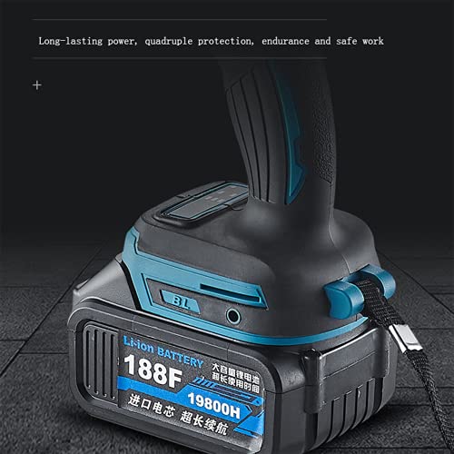 SXTYMV Bohrhammer Schlagbohrmaschine Abbruchhammer Hammerbohrer BüRstenlos 13 Wiederaufladbarer Bohrer Hochleistungs… – Bild 5