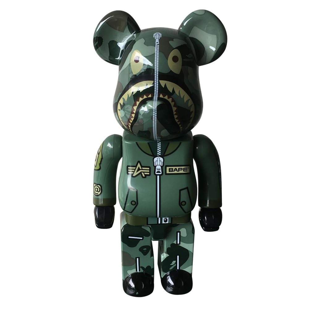 MKOLKGNE 28cm/11in 400% Bearbrick Violent Bear Living Room Home Decor Doll Model Gifts Toy (Pilot)