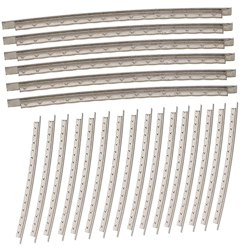 GOOHOCHY 40pcs Acoustic & Electric Guitar Fret Wire - Silver White Copper - Professional Guitar Accessory