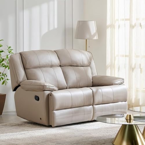 Home Centre | Torino | Half Leather | Solid Wood | 2 Seater Recliners | Grey | 2 Years Warranty