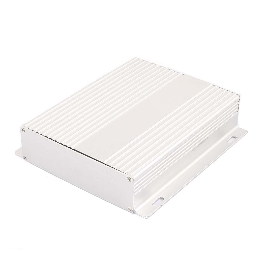 Aexit 182 x 169 x 41mm Multi-purpose Electronic Extruded Aluminum Enclosure Silver Tone (02b39fce4f02ce5b27da9d86e07ba3ba)