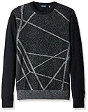 Thirty Five Kent Men's Intarsia Cashmere Crew Neck Sweater
