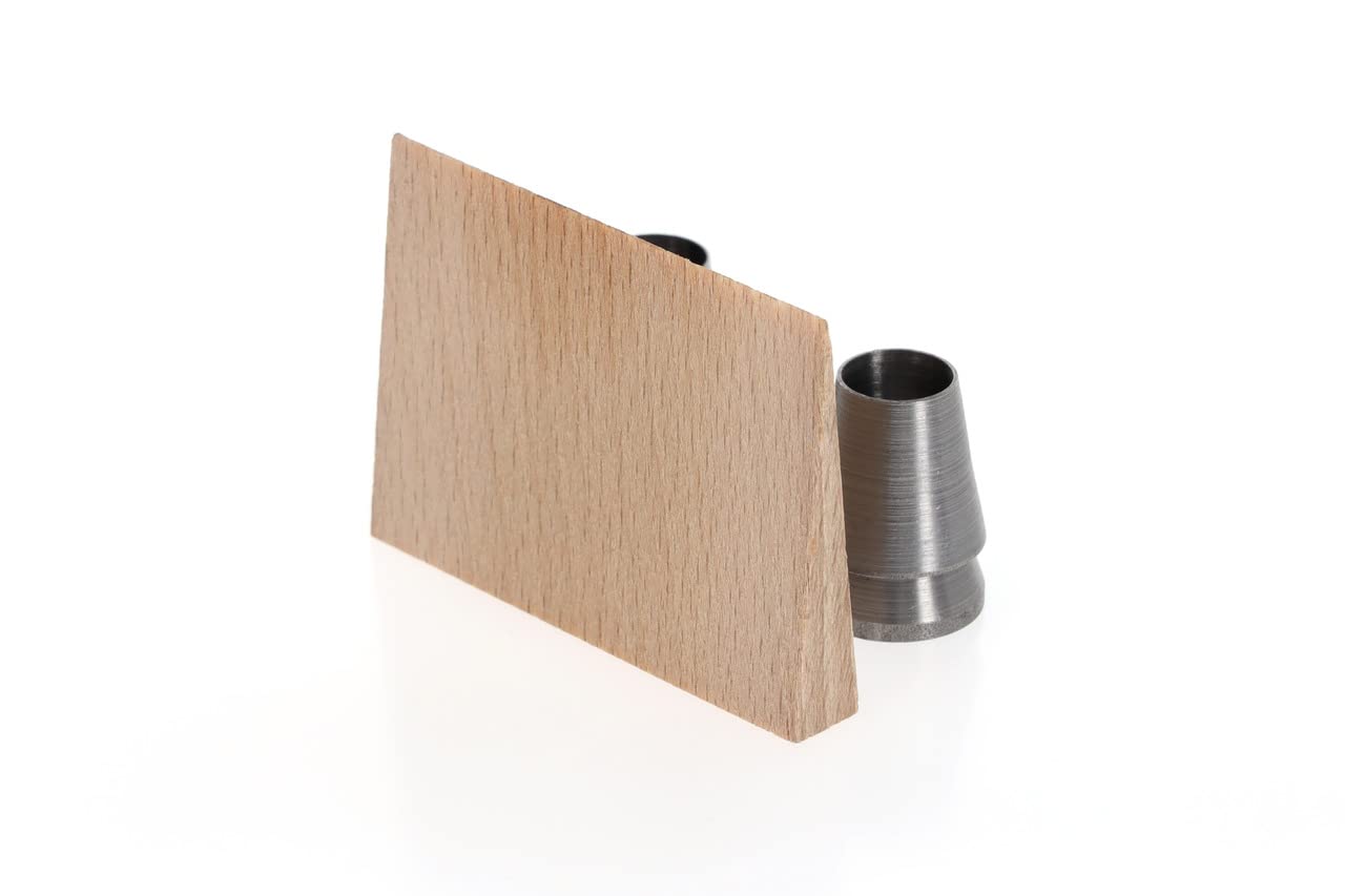 OCHSENKOPF Set per Fissaggio di 3 Pezzi, Cunei Tondi e Cuneo di Legno per Asce Pesanti, Utensile Forestale