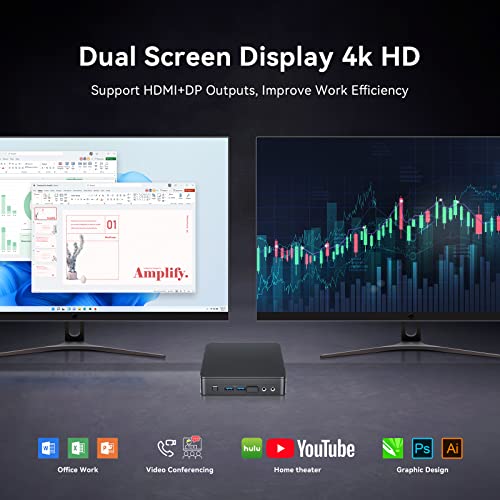 Intel Nuc 11 Gen Mini Pc Celeron N5105 Mini Computers,8Gb Ddr4 500Gb M.2 Ssd Portable Computer Support 4K Uhd, 2.4G/5.0G Dual Wi-Fi, Lan For Business Home Education #TOP5