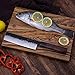 FINDKING Dynasty Series Japanese Nakiri Knife, Professional Vegetable Cleaver, 9Cr18MoV High Carbon Steel Blade, African Rosewood Octagonal Handle, for Shred, Slicing, Mincing, 7 Inches