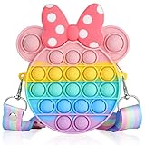 Pop Shoulder Bag Push It Purse Fidget Bag for Girls, 2 in 1 Pop Bag Bubble Crossbody Bags School...