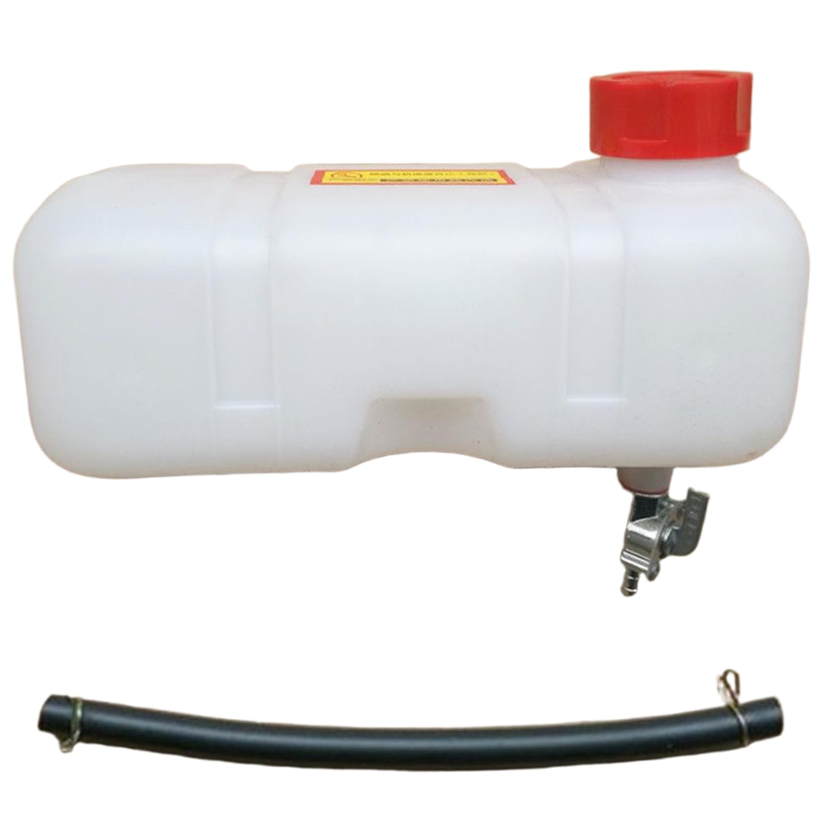 Tanque de gas de combustible, Caddy de combustible con tubería de petróleo y boquilla de petróleo, tanque de combustible diesel del tanque de gasolina del césped se aplica al 1E43F/