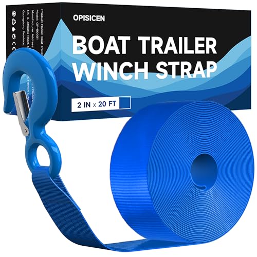 Boat Trailer Winch Strap with Hook 2