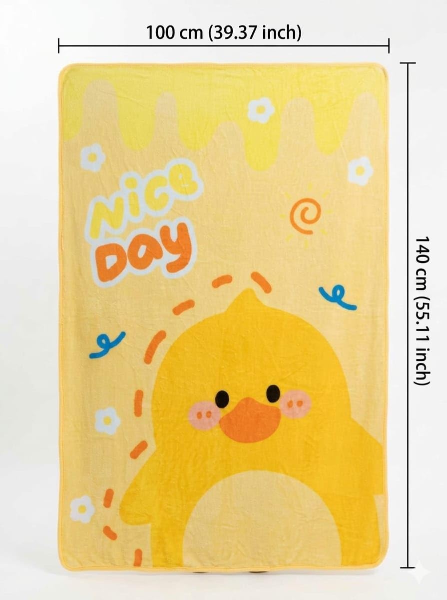 Butterthief Baby Blanket - Soft Duck Print -2