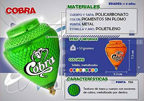 TROMPOS COMETA- Toys, Multicolor (Plastigamar S.A de C.V 7502239020024)