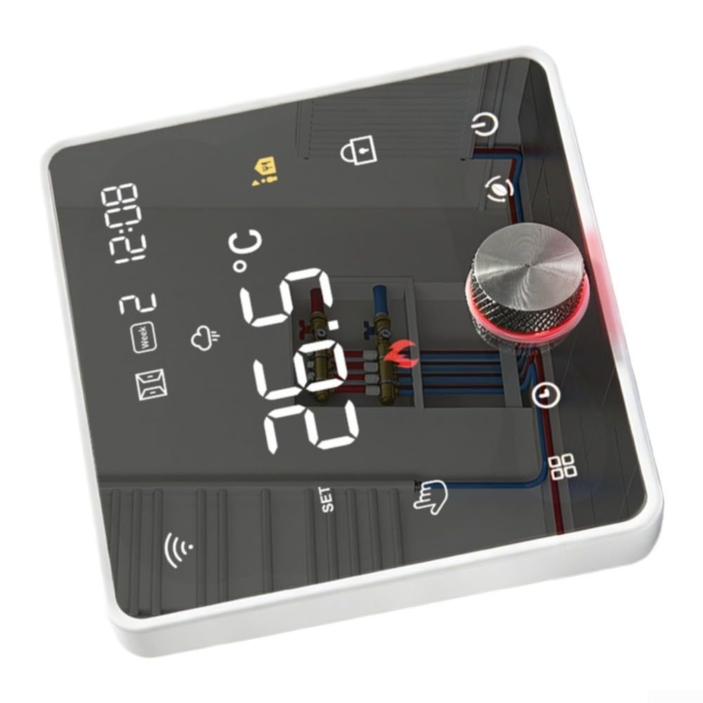 Thermostat WiFi Intelligent pour Chaudière Murale 86x86cm Tactile(Electric Heating)