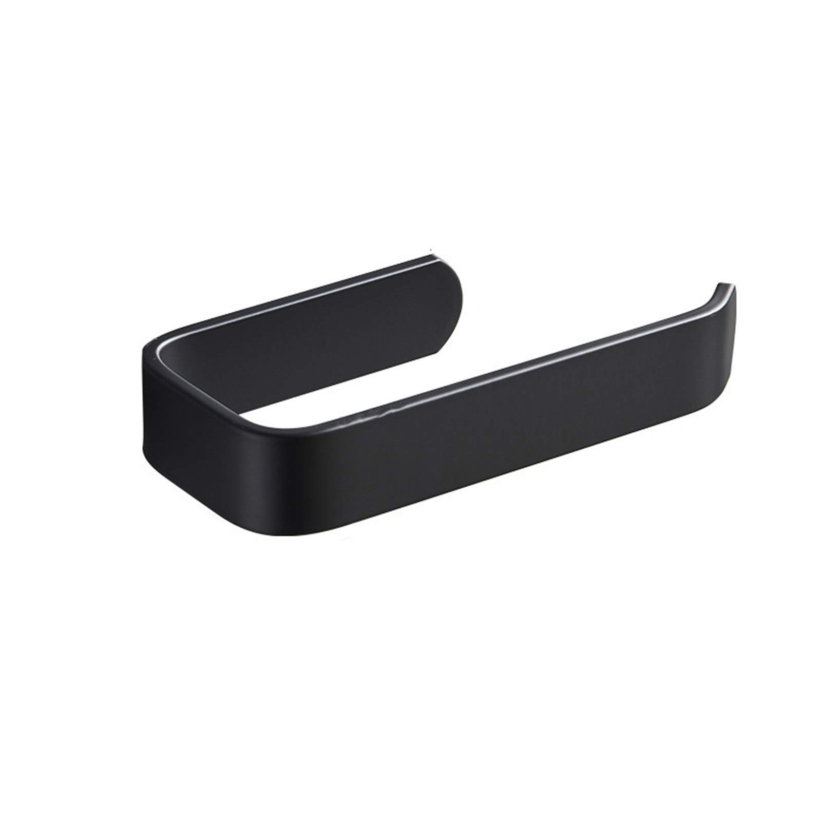 KFGISD, Wall-mounted Bathroom Kitchen Roll Holder Hook Black Hanger Beautiful Appearance,Toilet Roll Holders