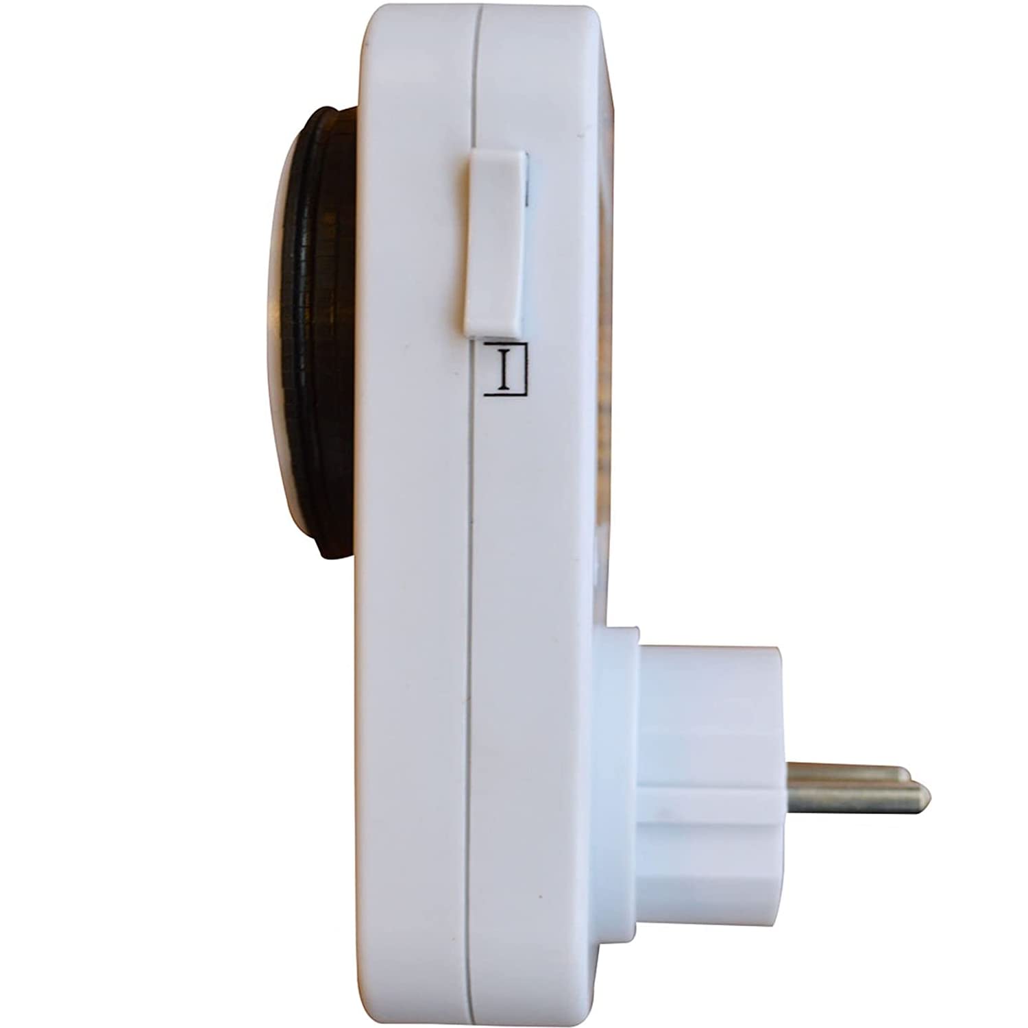 CABLEPELADO Programmatore giornaliero 24 ore | Potenza massima 3500 W | Commutazione ogni 15 minuti | Interruttore ON/OFF | 230 V 16 A | Adatto per uso interno bianco