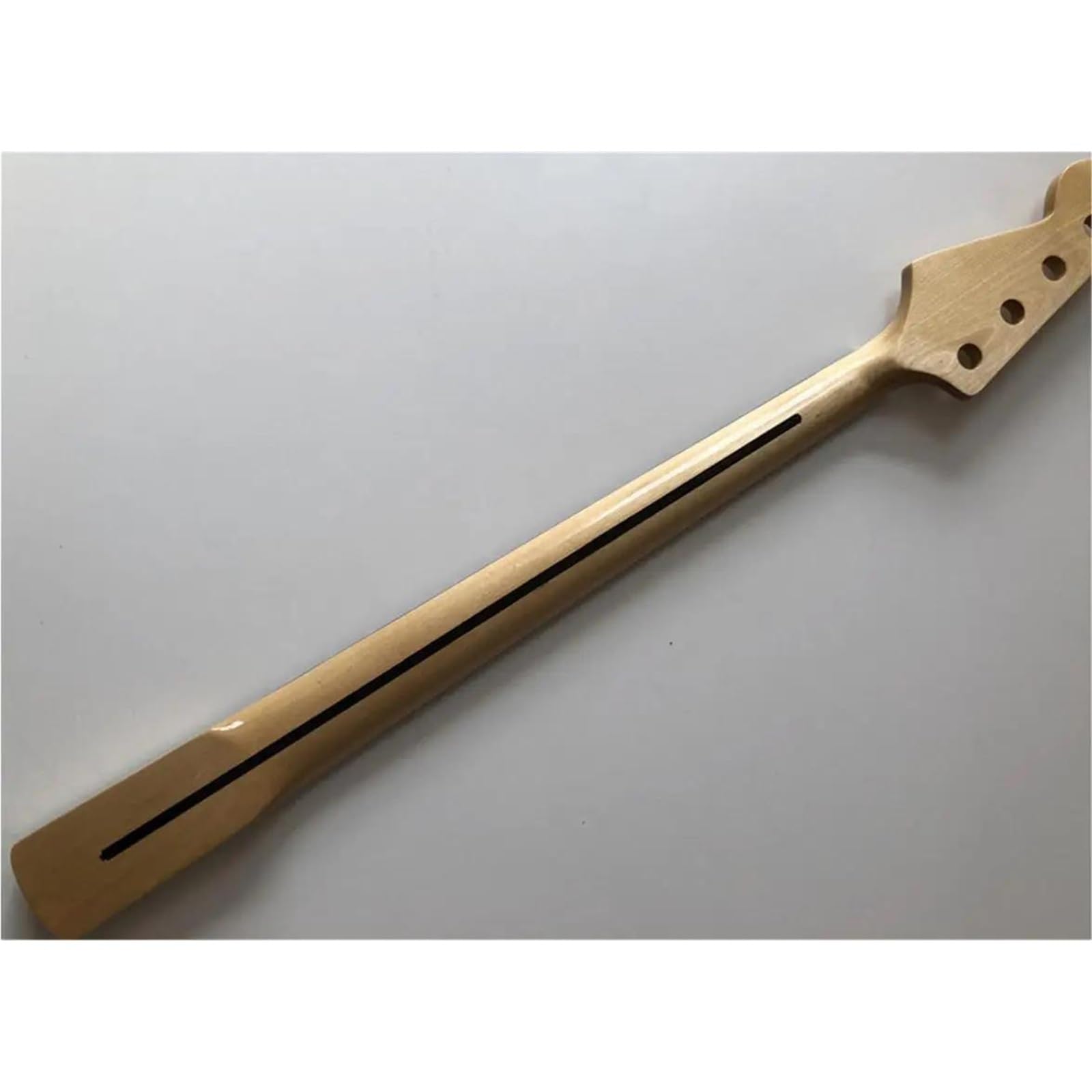 Ricambio Per Manico Per Chitarra Chitarra Elettrica A 4 Corde Manico Basso 20 Tasti Tastiera In Acero Blocco Intarsiato Capotasto Da 38 Mm