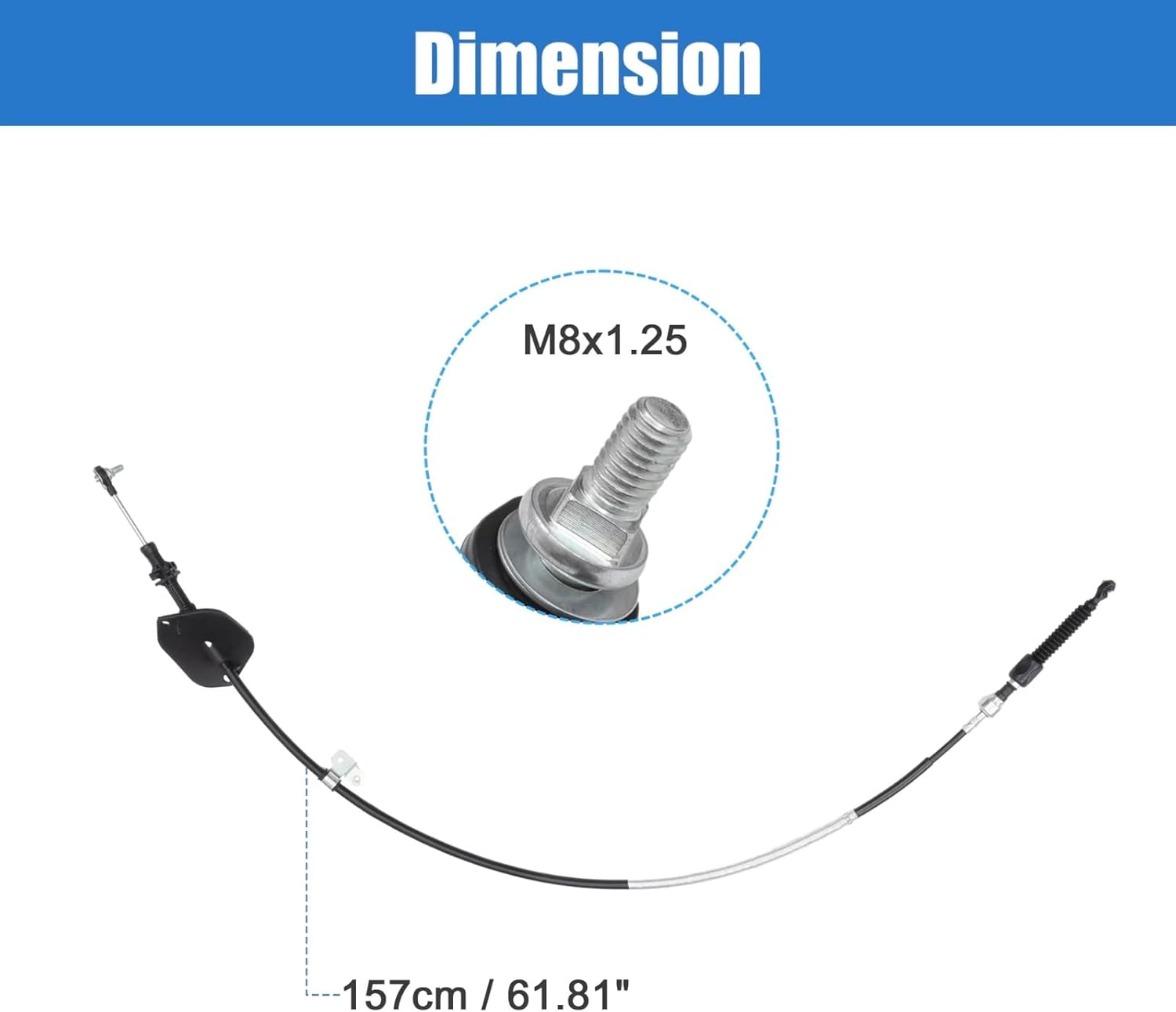Gear Lever Linkage Cable Compatible with Toyota for Echo 2000 2001 2002 2003 2004 2005 4 Cyl 1.5L Car Gearbox Automatic Transmission Gear Shift Cable 3382052290