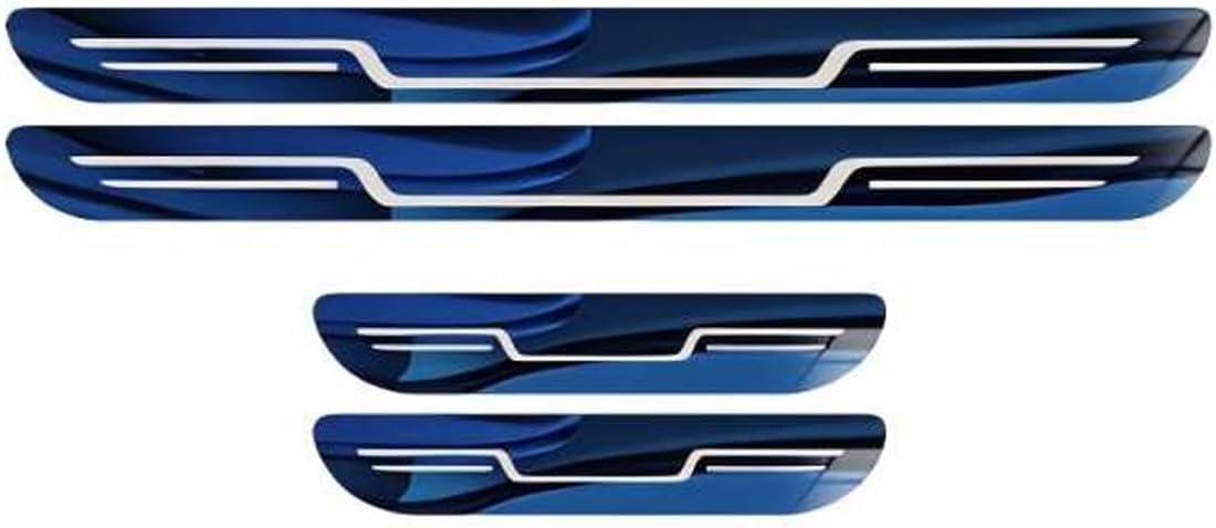 CDHNG Stainless Steel Kick Plates Scuff Guard for BMW 3er M3 E90 E91 E92 E93 F30 F31 F34 F35 F80, Stainless Steel Car Door Sill Protector Strips Scratch,C
