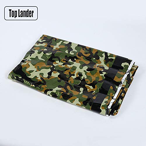 Saco de dormir, Andoer Saco de dormir camuflagem de sobrevivência. Cobertor de emergência para camin