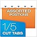 Pendaflex Hanging File Folders, Legal Size, Orange (PFX415315ORA)