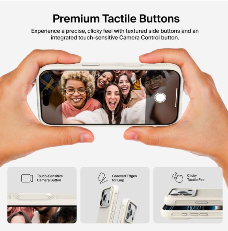 Image of Belkin iPhone 17 Pro Case MagSafe, Dual Layer, Drop Protection, Sand
