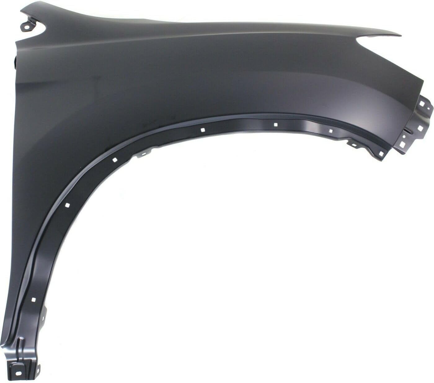 1pc Quarter Panel Repair Quarter Panel Patch Front Right Passenger Side Steel Black Primed for Honda Passport 19-20|Honda Pilot 16-20|Honda Ridgeline 17-20 Car Without Molding Holes