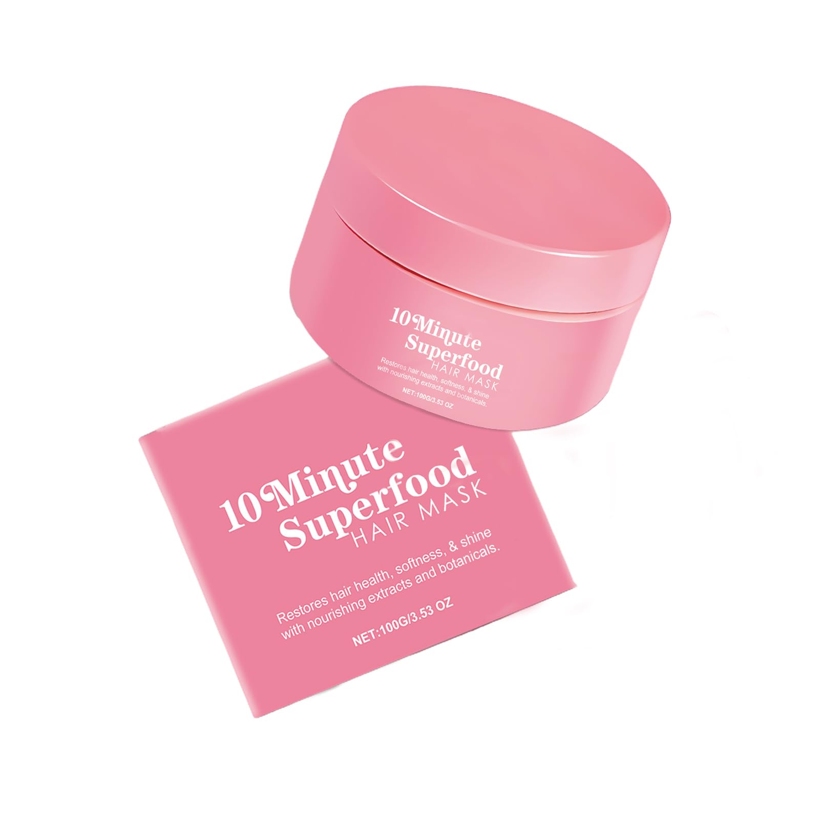 Glimmer Hair Mask,10 Minute Vitamin-Infusion Hair Conditioner, Deep Repair Collagen Hair Mask, Anti Frizz Moisturiser for Curly Straight Dry Damaged & Frizzy Hair