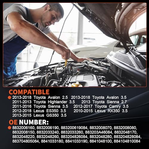 Image of A /C AC Compressor with A /C Clutch Fits for Toyota Camry 3.5L 2012‑2017 | for Sienna Highlander Avalon 3.5L 2011‑2018,for Lexus ES350 RX350 GS350 3.5L 2010-2018,Replaces CO29042C,8832006160