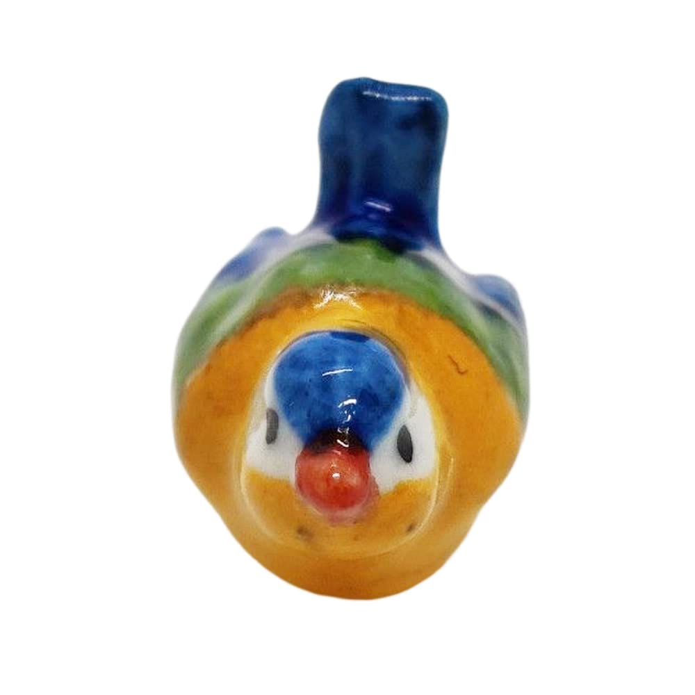 Domek dla lalek miniatury ceramiczne dziecko niebieski ptak FIGURKA zwierzęta wystrój autorstwa ChangThai Design
