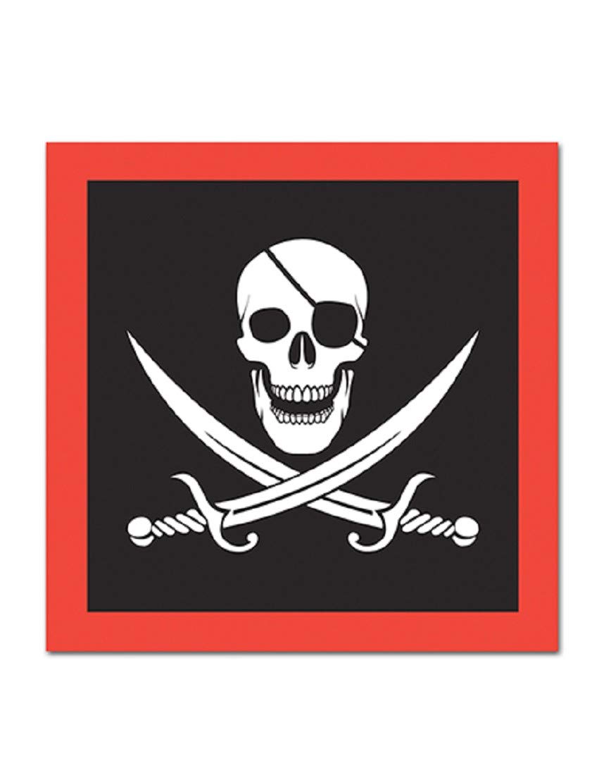 Beistle Pirate Luncheon Napkins