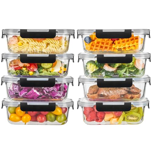 Liuruiyu 8 Pack 36oz Containers