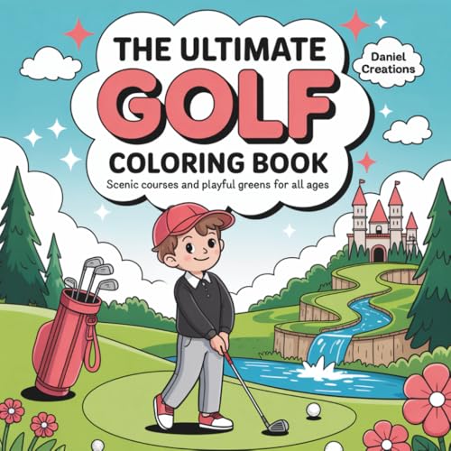 Golf Coloring Book