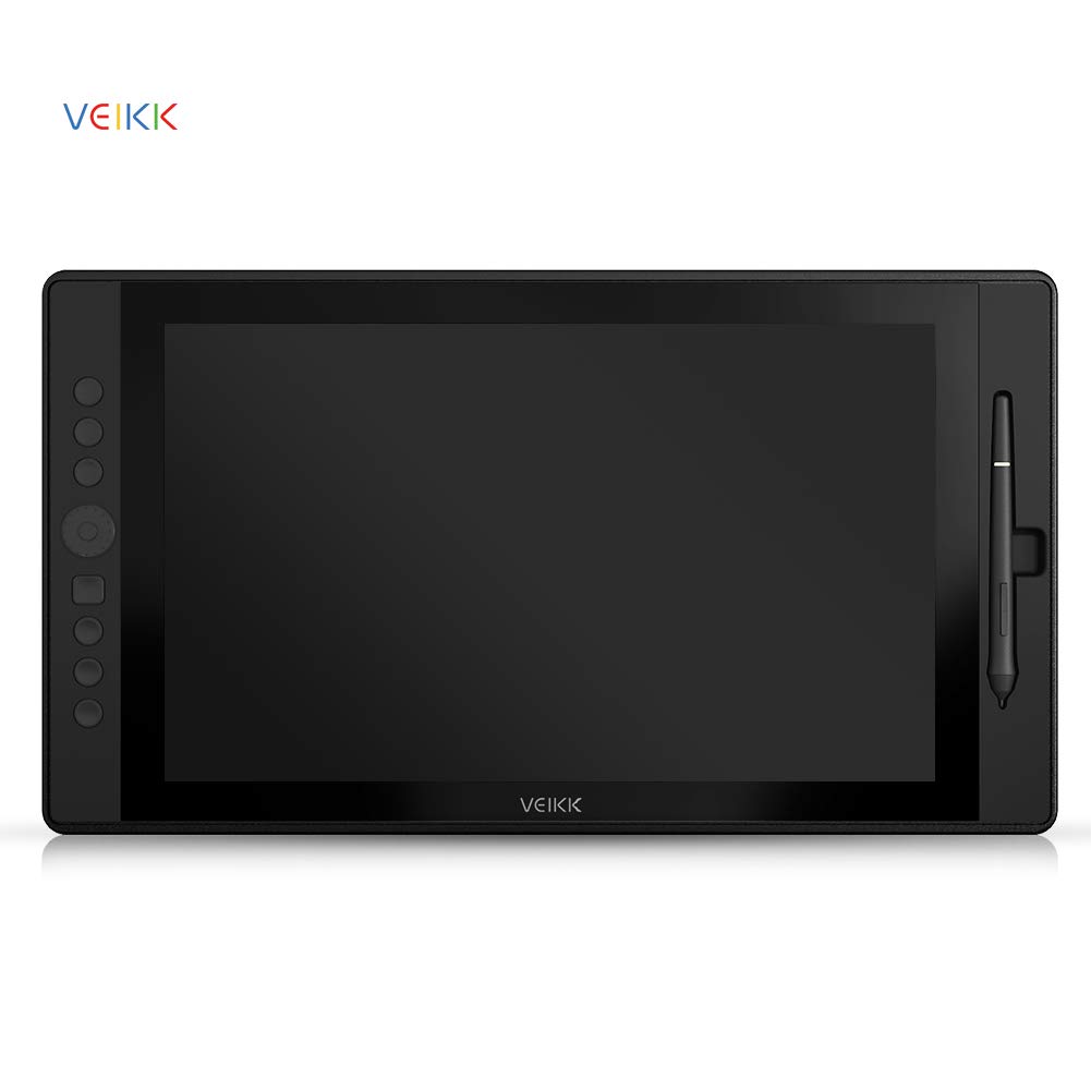 VEIKK VK1560 15.6 inch Pen Display LCD IPS Graphic Tablet Drawing Monitor with 8192 Level Pen Pressure - Battery-Free