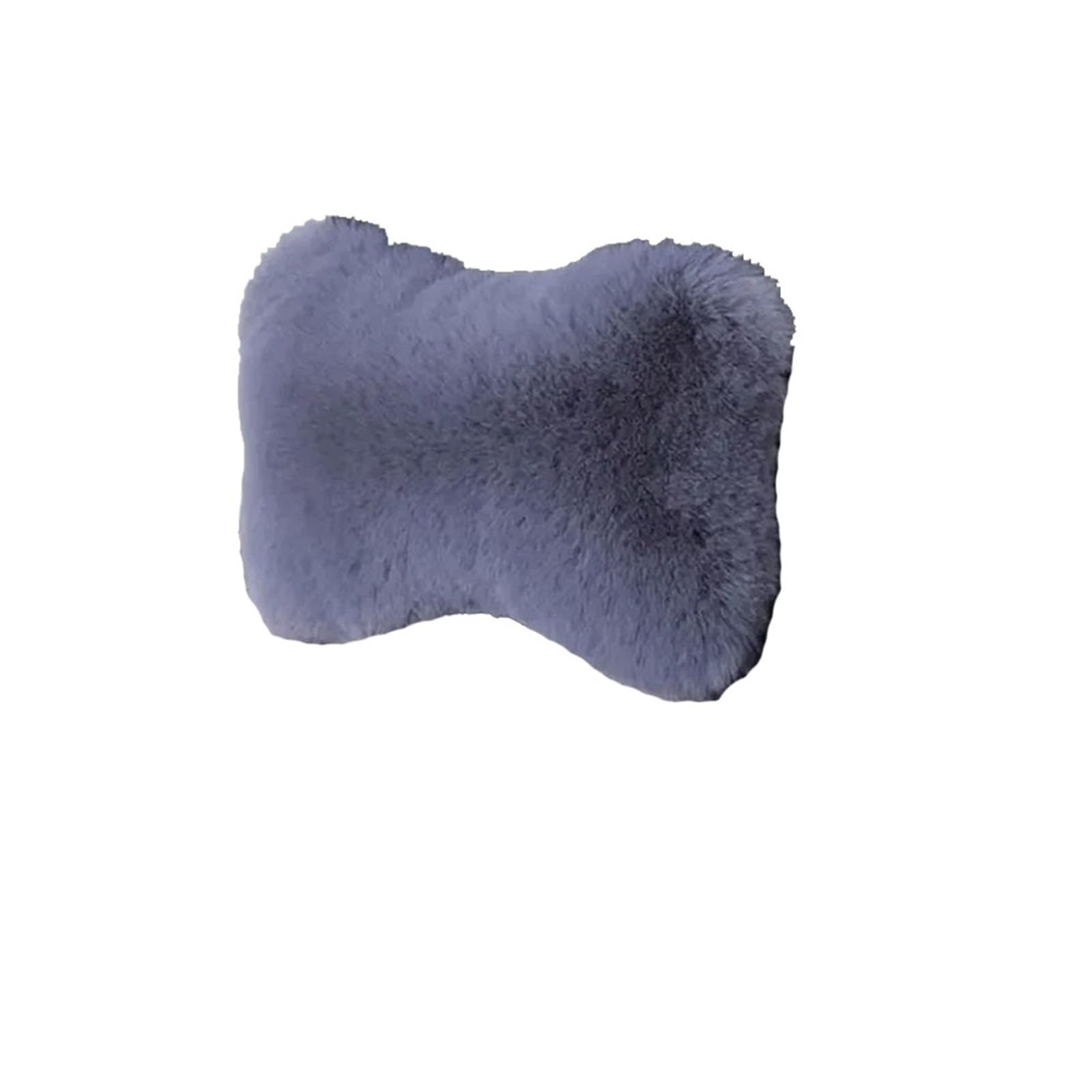 ATUMY Car Seat Pillow 1Pc Winter Car Neck Pillow Plush Car Seat Neck Rest Comfort Warmth Interior Accessories Car Headrest(Grey-1Pc)