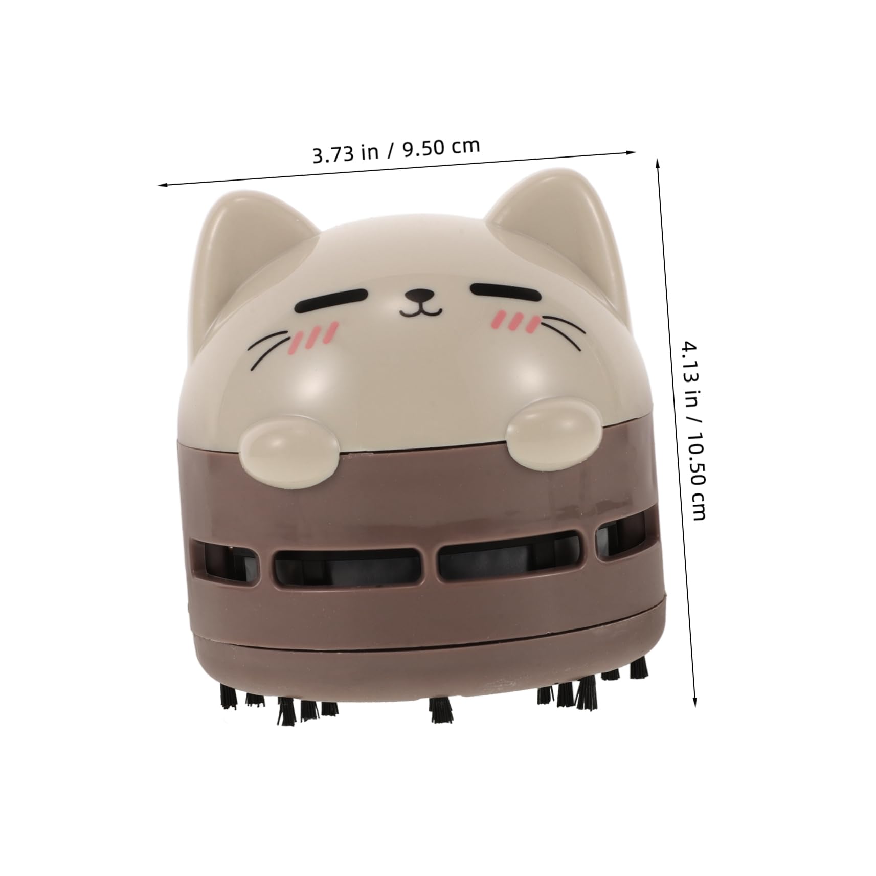 IWOWHERO Cordless Mini Desk Vacuum Handheld Vacuum Cleaner for Dust Crumbs Compact and Portable Cat Pattern