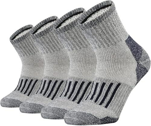 4 Pairs Merino Wool Socks Thicken Warm Hiking Cushion Crew Socks For Men Women Wool Sports Socks Moisture Wicking2