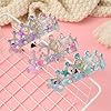 2 Pièces Diadème Princesse Couronne de Écailles de Poisson Perle Coquille Diadèmes Thème de Sirène Couronne Fille Tiara pour Soirées à Thème Jeux de Rôle Accessoires Photo #2