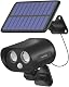 Außenleuchte Lepwings Solarlampen mit Bewegungsmelder und Solarpanel