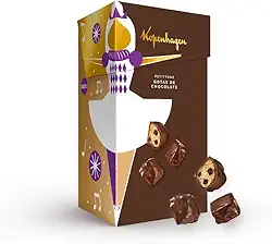 Kopenhagen Petittone Gotas de Chocolate, Panettone com Cobertura de Chocolate ao Leite, 180g, 7 Unidades por Porção, Rico em Proteínas e Fibras