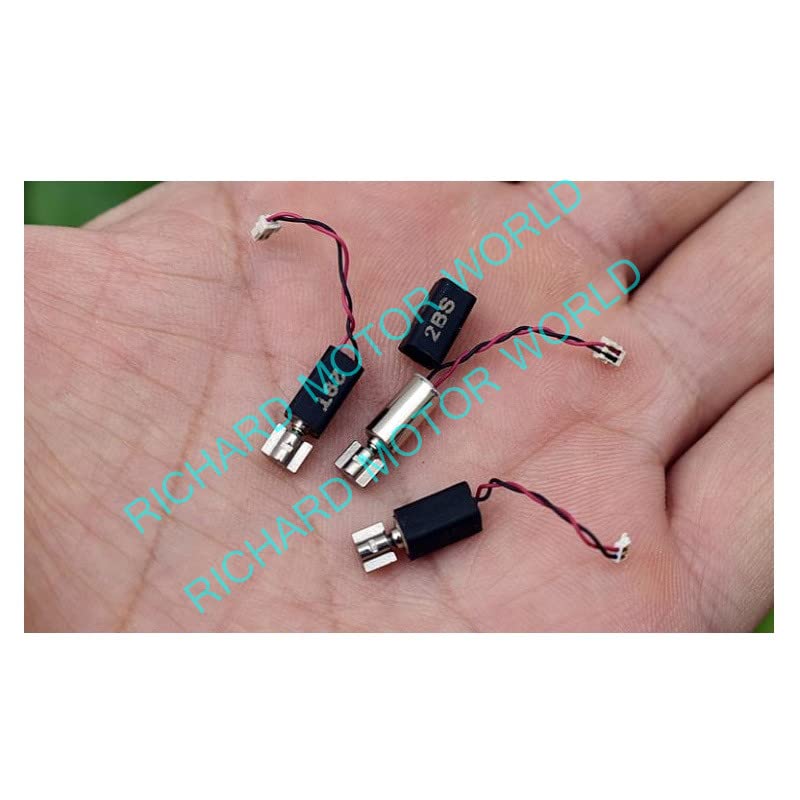 100pcs/lot 4x8MM 0408 DC3V 5V Ultra Micro Vibrator Rotor Motor DC Massa Electric Motor Tungsten Steel Eccentric Wheel