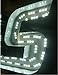 REXTiN Super Bright 200pcs 3 LED Module White 5050 SMD 66-72LM Each Module Waterproof Decorative Light for Letter Sign Advertising Signs with Tape Adhesive Backside