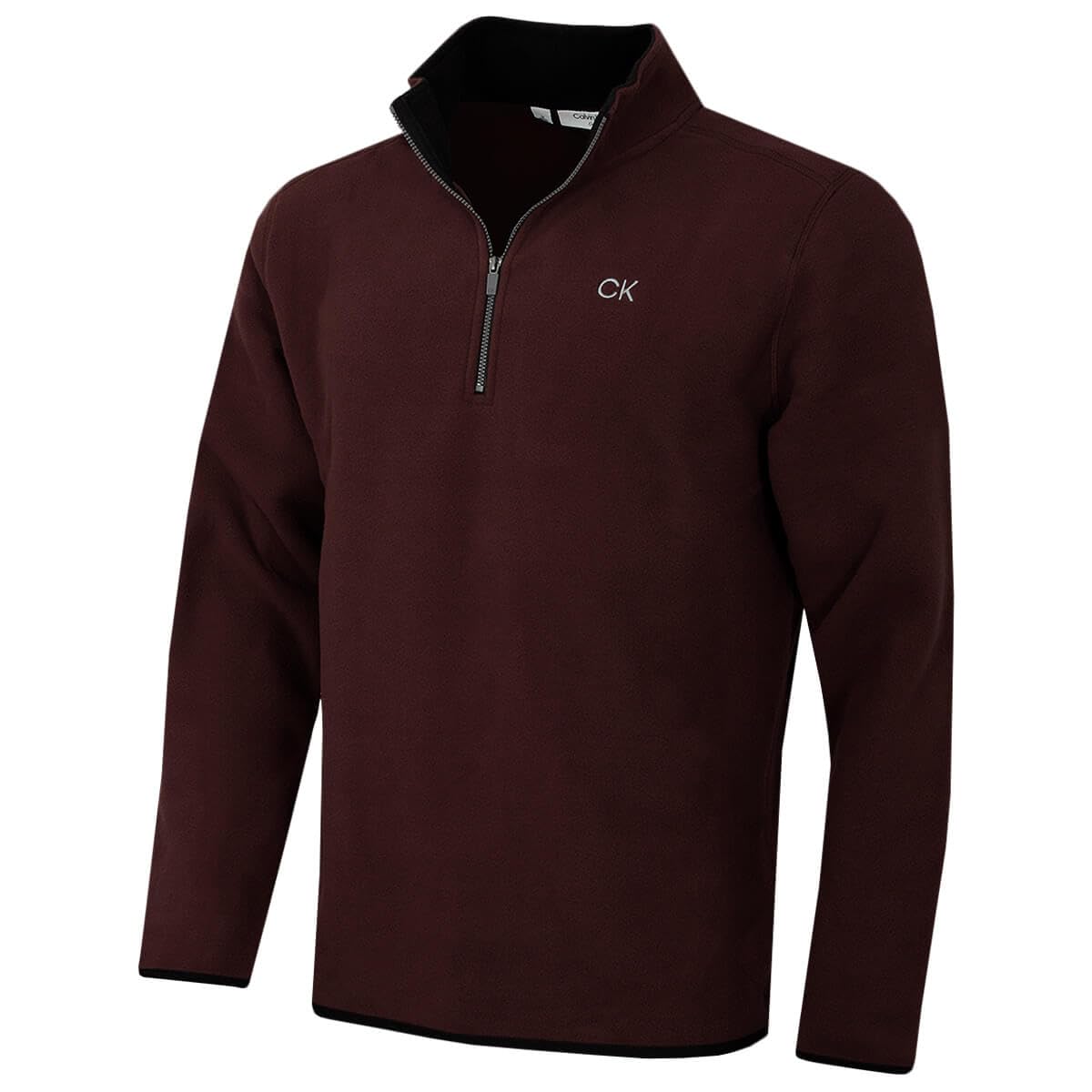 Calvin Klein Suéter Golf elástico con Forro Polar y 1/2 Cremallera 2026 Hombre