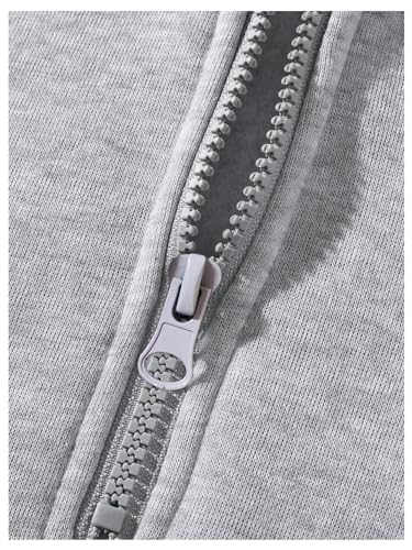 SOLY HUX Men's Quarter Zip Hoodies Zip Up Hoodie Long Sleeve Drop Shoulder Sweatshirt Casual Pullover - Image 5